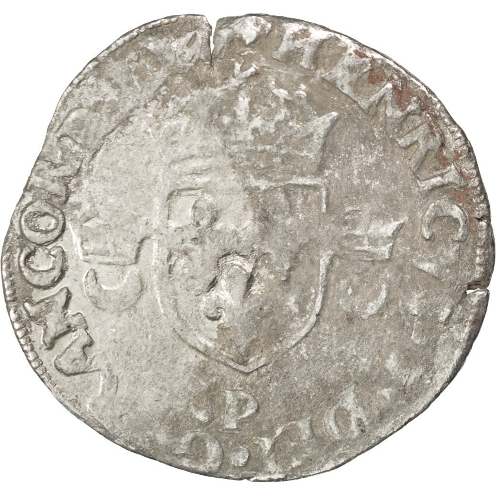 France, Douzain, 1552, Dijon, Billon, VF(20-25), Sombart:4380