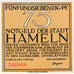 Banknot, Niemcy, Hameln, 75 Pfennig, personnage, 1921, 1921-06-01, UNC(63)
