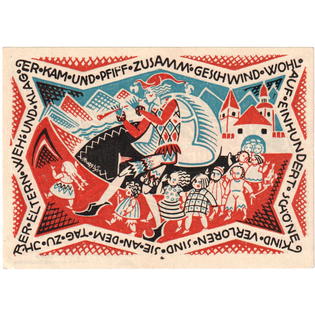 Billete, Alemania, Hameln, 50 Pfennig, personnage, 1921, 1921-09-01, UNC