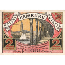 Allemagne, Hamburg, 2 Mark, militaire, 1921, 1921-07-01, NEUF, Mehl:519.1