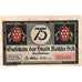 Germania, Kahla, 75 Pfennig, personnage, 1921, 1921-08-15, SPL-, Mehl:668.2