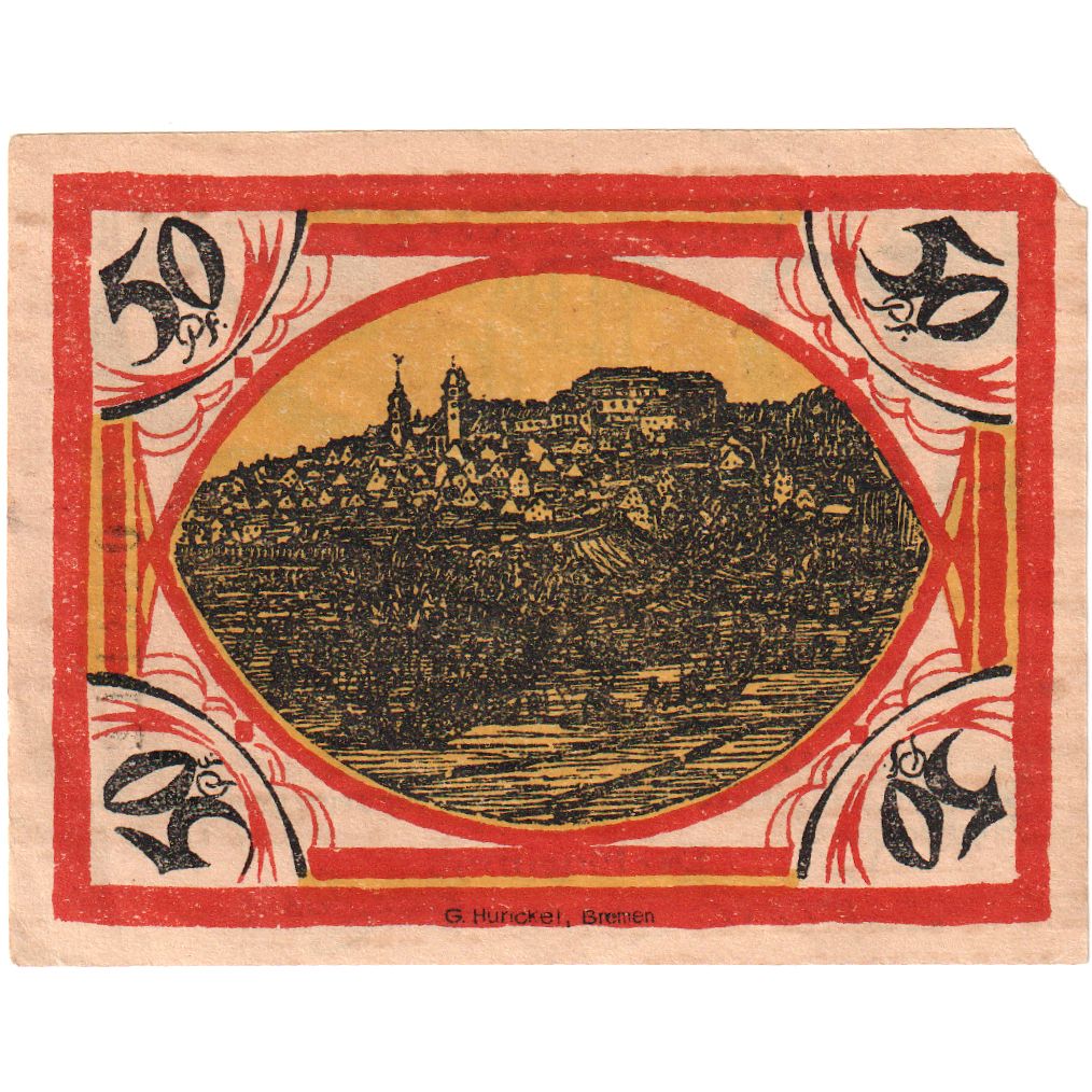 Deutschland, Hachenburg, 50 Pfennig, village, 1921, 1921-06-01, VZ, Mehl:498.1