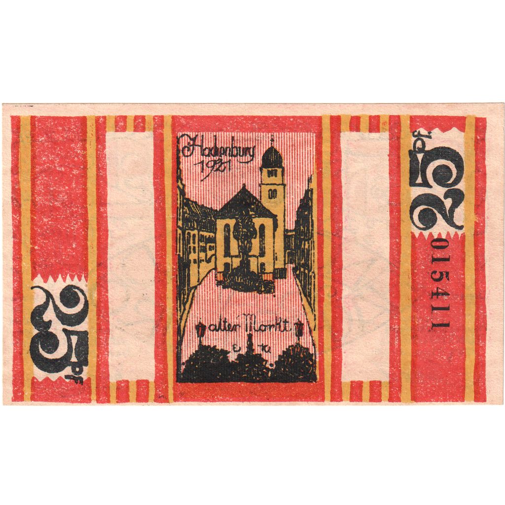 Deutschland, Hachenburg, 25 Pfennig, village, 1921, 1921-06-01, VZ+, Mehl:498.1