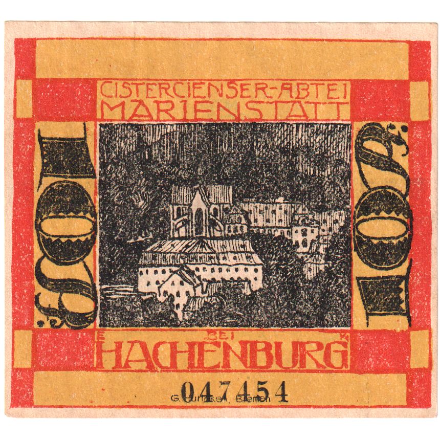 Deutschland, Hachenburg, 10 Pfennig, ville 1, 1921, 1921-06-01, UNZ, Mehl:498.1