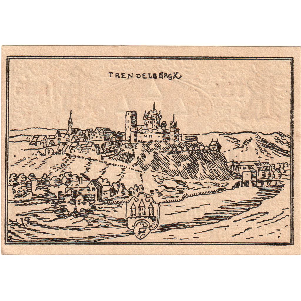 Deutschland, Hofgeismar Kreissparkasse, 50 Pfennig, paysage, Undated (1922)