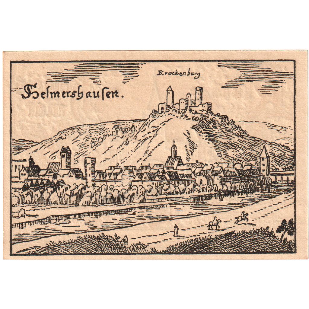 Deutschland, Hofgeismar Kreissparkasse, 25 Pfennig, village, Undated (1922)