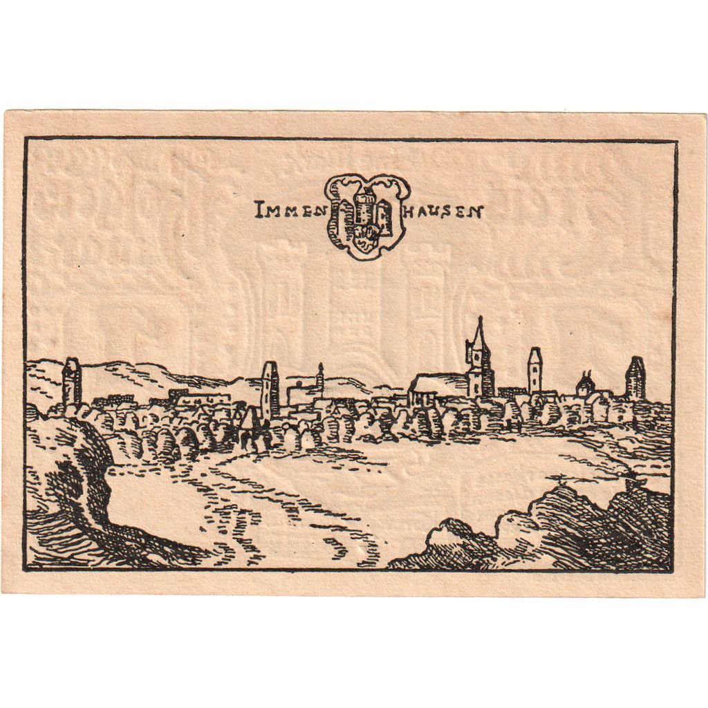 Germany, Hofgeismar Kreissparkasse, 1 Mark, village, Undated (1922), UNC(60-62)
