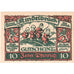 Deutschland, Kindelbrück, 10 Pfennig, paysage, 1920, 1920-11-23, UNZ-
