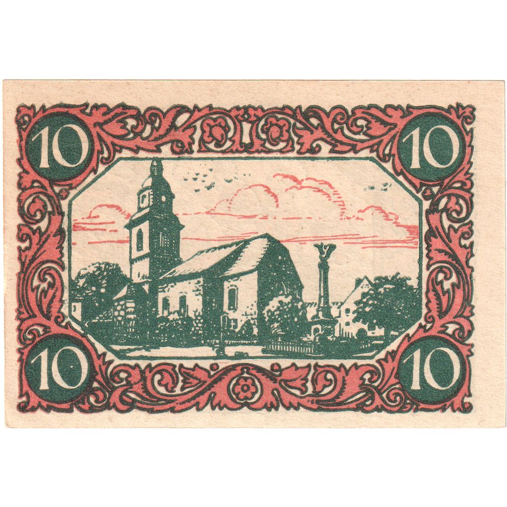Deutschland, Kindelbrück, 10 Pfennig, paysage, 1920, 1920-11-23, UNZ-