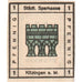 Niemcy, Kitzingen Städtische Sparkasse, 1 Pfennig, valeur faciale 5, 1920