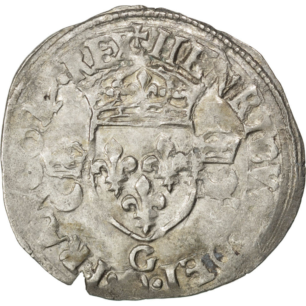 França, Douzain, 1551, Poitiers, Lingote, EF(40-45), Sombart:4380