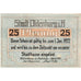 Alemania, Oldenburg i. Holstein Stadt, 25 Pfennig, paysage, 1922, 1922-01-01