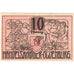 Germania, Oldenburg, 10 Pfennig, Blason, 1918, 1918-12-01, SPL, Mehl:O19.5a