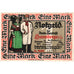 Alemania, Hausberge a. Weser Amtssparkasse, 1 Mark, paysage, 1921, 1921-07-31