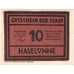 Deutschland, Haselünne, 10 Pfennig, paysage, 1921, 1921-07-01, UNZ-, Mehl:583.1