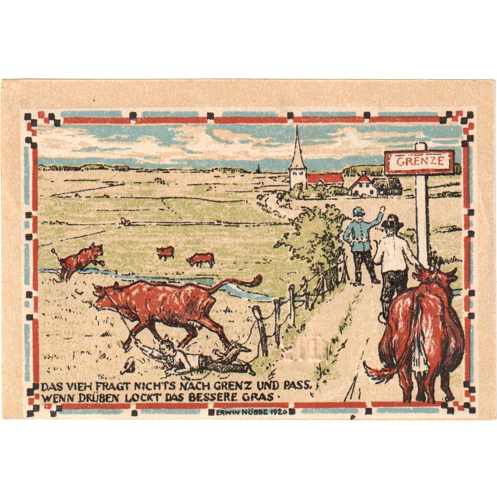 Deutschland, Lutzhoft, 50 Pfennig, paysage, 1920, 1920-07-01, UNZ-, Mehl:848.3