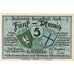 Germania, Lyck Stadt, 5 Pfennig, paysage 3, 1920, 1920-10-01, SPL, Mehl:849.1