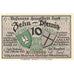Niemcy, Lyck Stadt, 10 Pfennig, paysage 2, 1920, 1920-10-01, UNC(60-62)