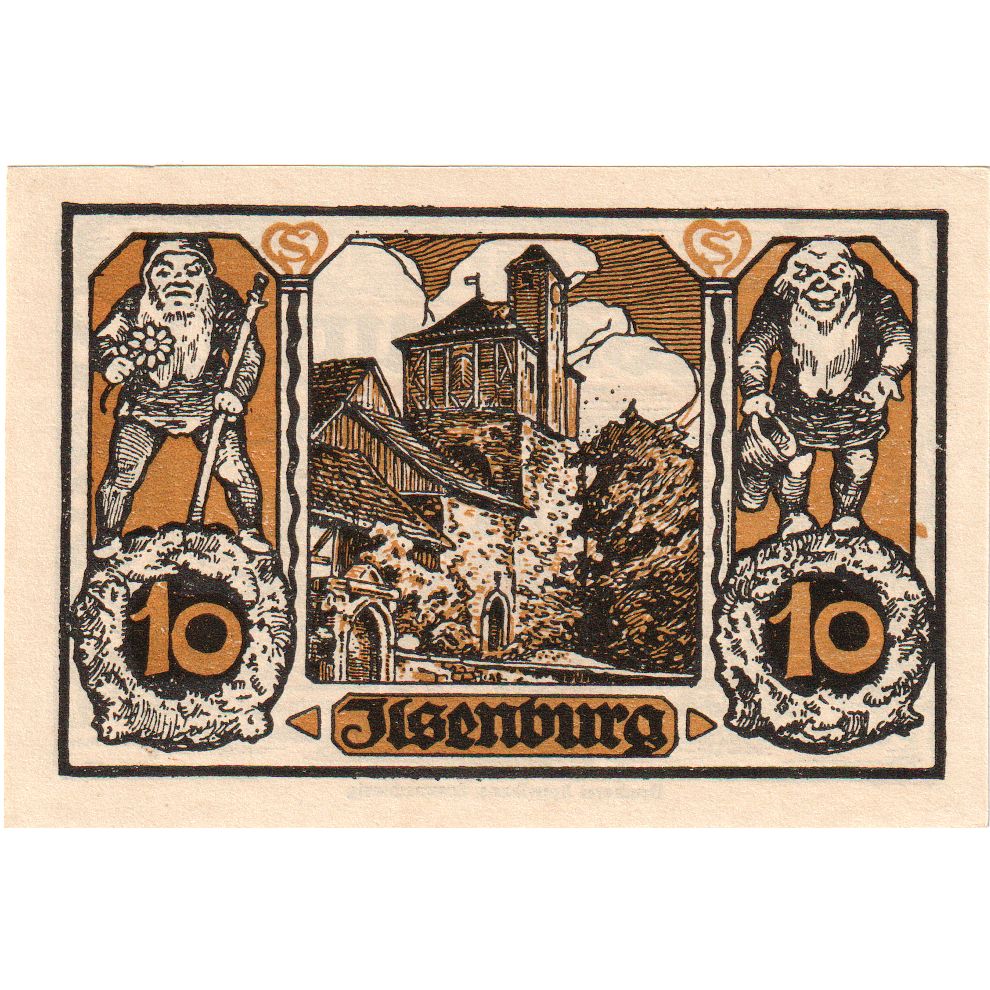 Deutschland, Ilsenburg, 10 Pfennig, village, 1923, 1923-01-01, UNZ-, Mehl:644.2