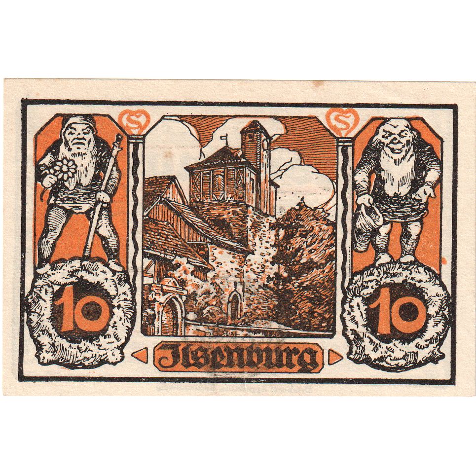 Deutschland, Ilsenburg, 10 Pfennig, village 2, 1923, 1923-01-01, UNZ-