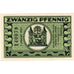 Deutschland, Ilmenau Stadt, 20 Pfennig, personnage, 1921, 1921-01-01, UNZ-