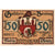 Alemania, Bernburg Stadt, 50 Pfennig, Batiment, undated (1921), UNC, Mehl:95.2