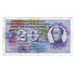 Banknot, Szwajcaria, 20 Franken, 1970, 1970-01-05, KM:46r, VG(8-10)