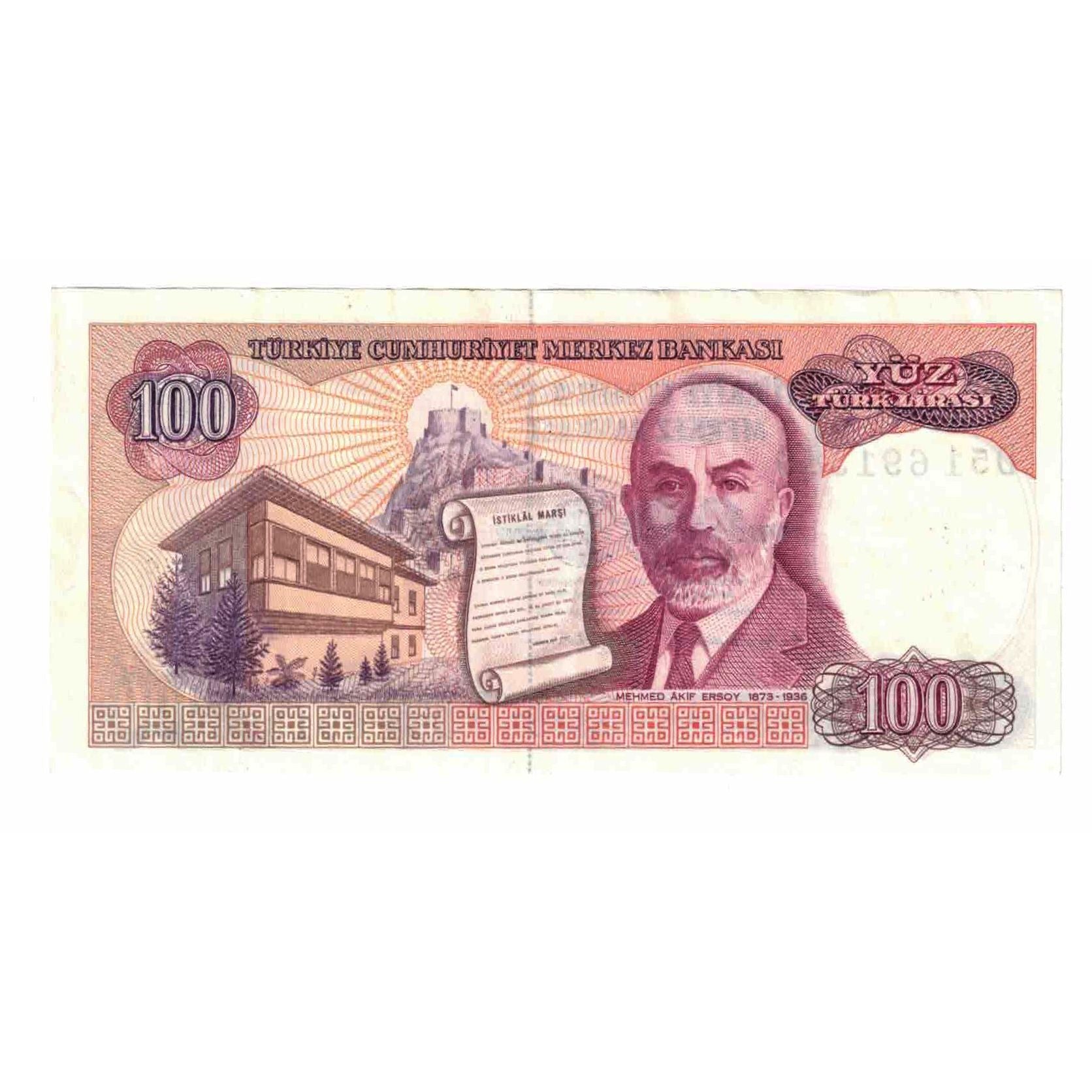Billet, Turquie, 100 Lira, 1970, 1970-10-14, KM:194b, SUP