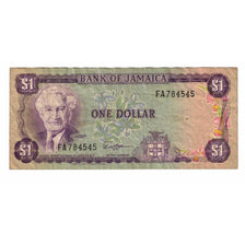 Billet, Jamaïque, 1 Dollar, Undated (1970), KM:54, TTB