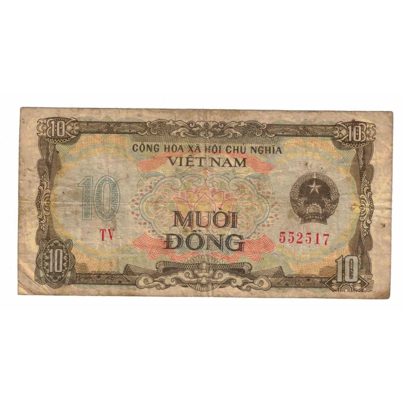 Geldschein, Vietnam, 10 D<ox>ng, 1980, KM:86a, SGE