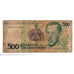 Nota, Brasil, 500 Cruzeiros on 500 Cruzados Novos, Undated (1990), KM:226b