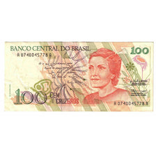 Banknote, Brazil, 100 Cruzeiros, Undated (1990), KM:228, UNC(63)