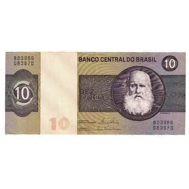 Billet, Brésil, 10 Cruzeiros, 1980, KM:193e, NEUF