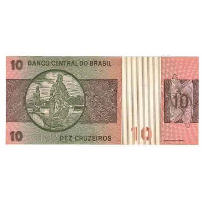 Billet, Brésil, 10 Cruzeiros, 1980, KM:193e, NEUF