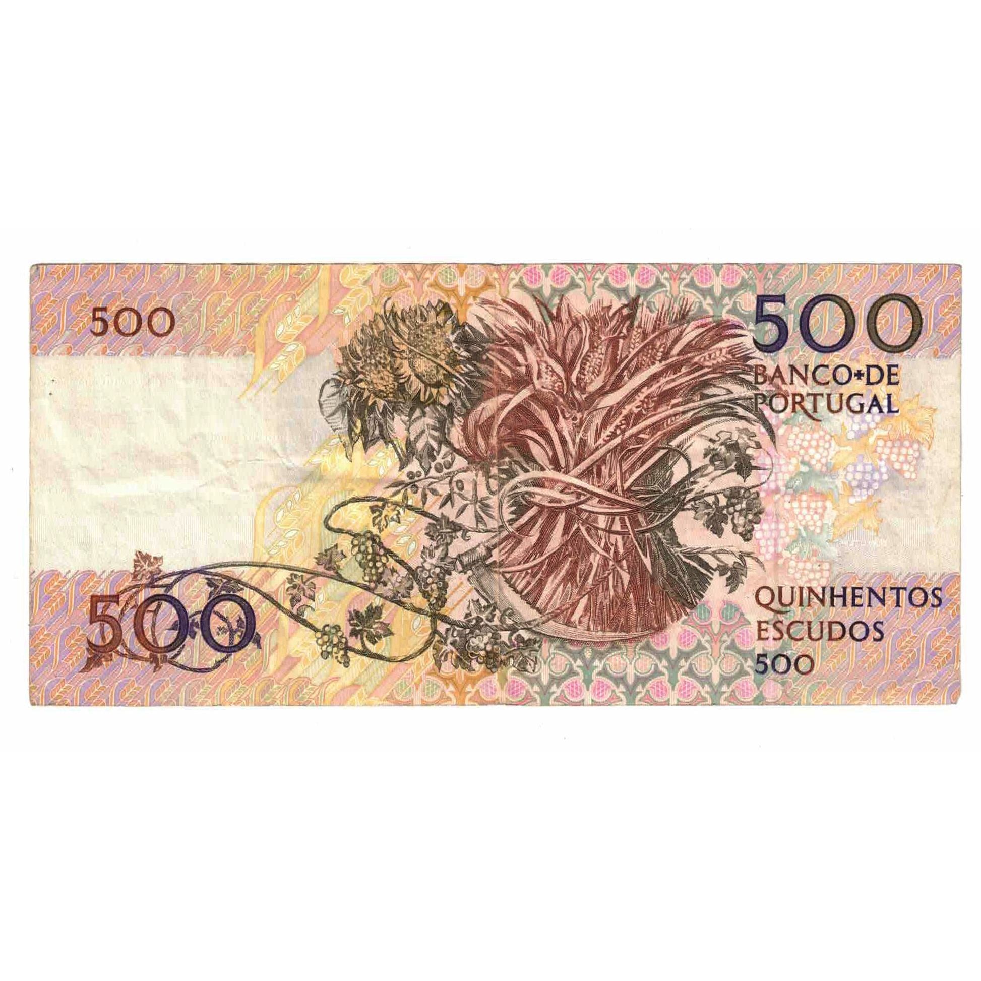 Billete, 500 Escudos, 1992, Portugal, 1992-02-13, KM:180b, MBC