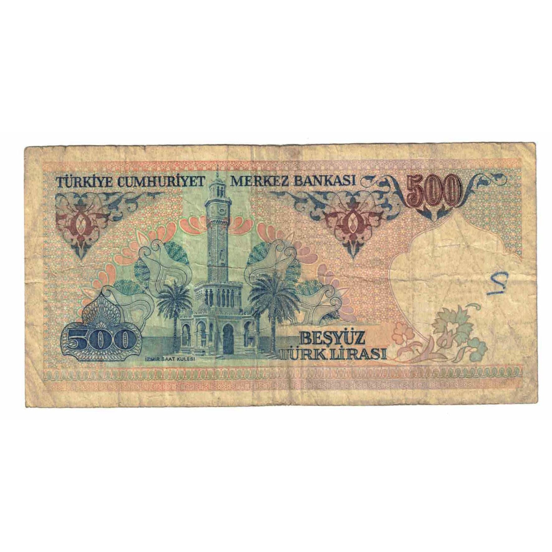 Banknote, Turkey, 500 Lira, 1984, KM:195, VF(20-25)