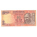 Biljet, India, 10 Rupees, 2009, KM:95q, SUP