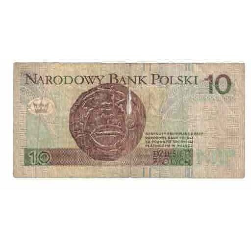 Banconote, Polonia, 10 Zlotych, 1994, 1994-03-25, KM:173a, B
