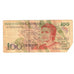 Nota, Brasil, 100 Cruzados Novos, Undated (1989), KM:220a, AG(1-3)