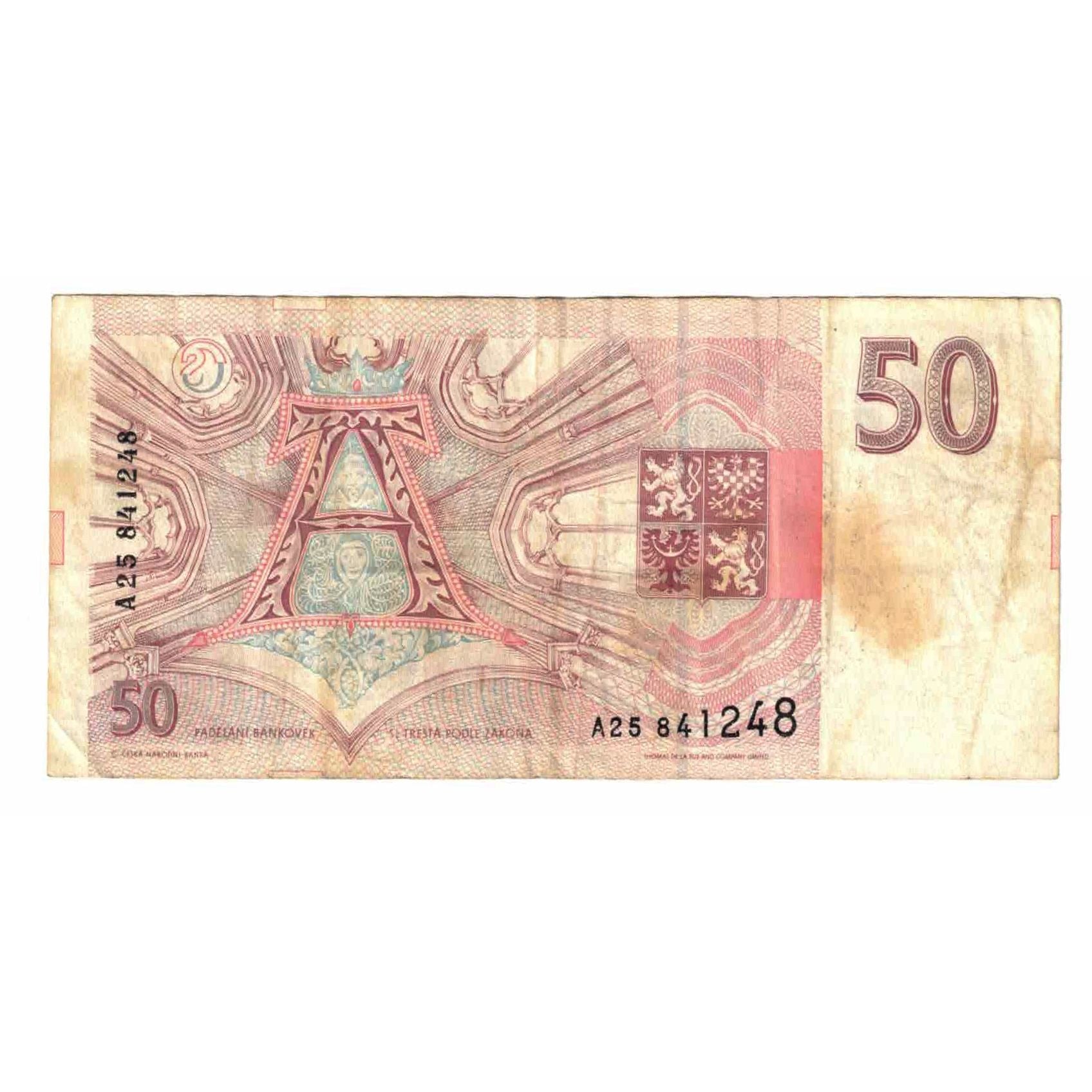 Banknote, Czech Republic, 50 Korun, 1997, KM:4a, VF(20-25)