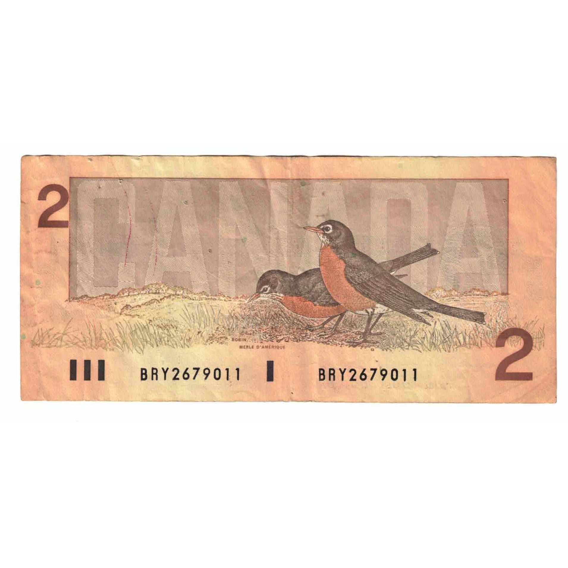 Banconote, Canada, 2 Dollars, 1986, KM:94b, MB