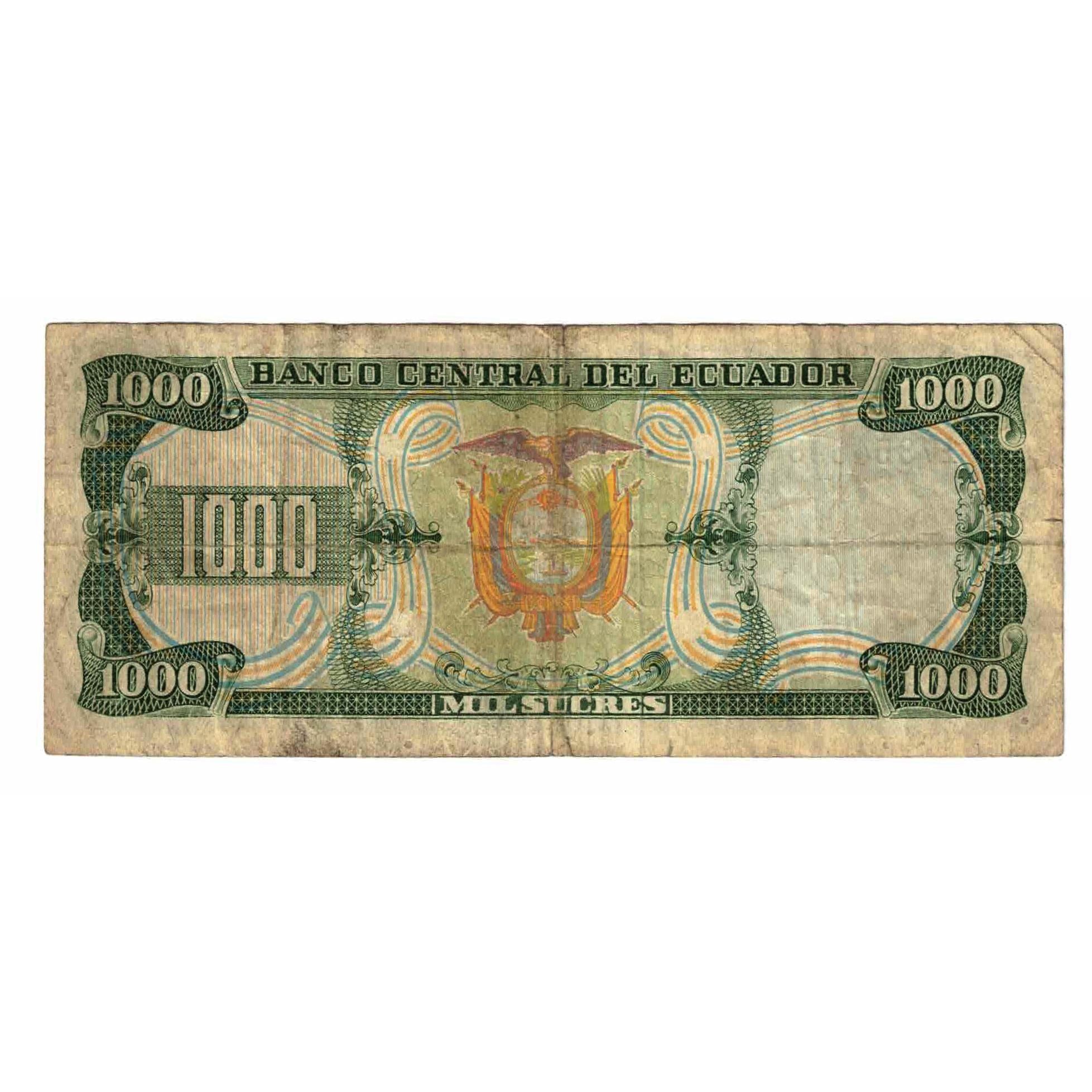 Geldschein, Ecuador, 1000 Sucres, 1986, 1986-09-29, KM:125a, S
