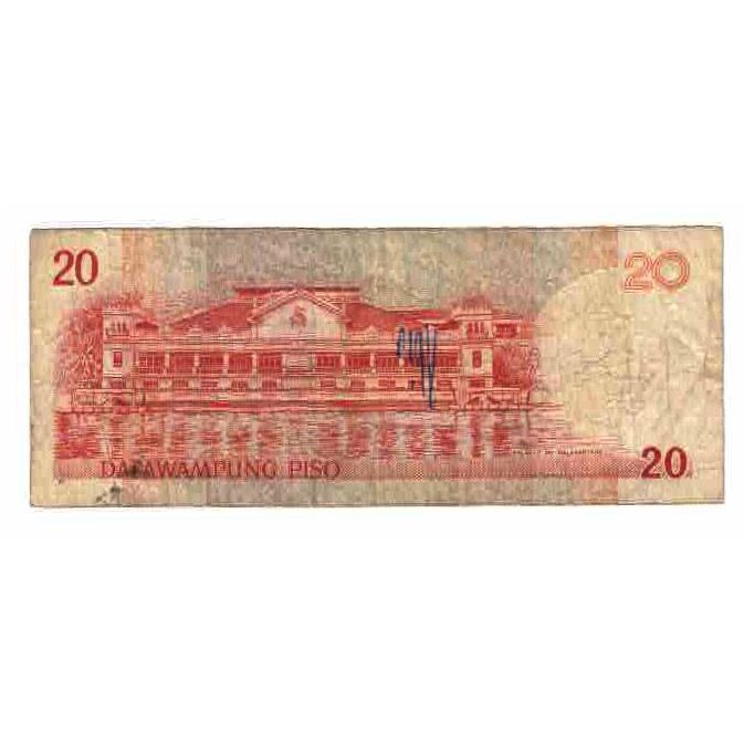 Banconote, Filippine, 20 Piso, 1992-1993, KM:170e, B