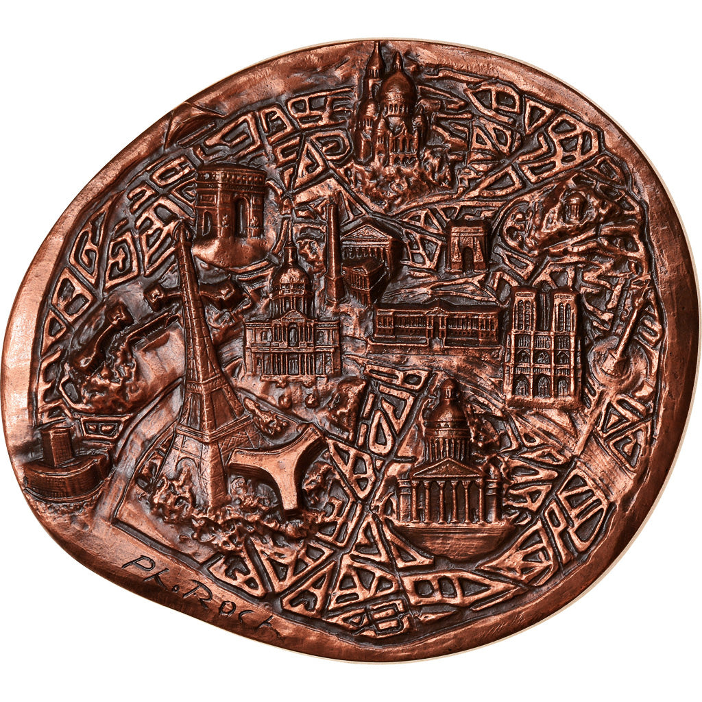 France, Medal, Ville de Paris, Fluctuat nec Mergitur, 1982, Roch, MS(65-70)