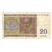 Geldschein, Belgien, 20 Francs, 1950, 1950-07-01, KM:132a, SS