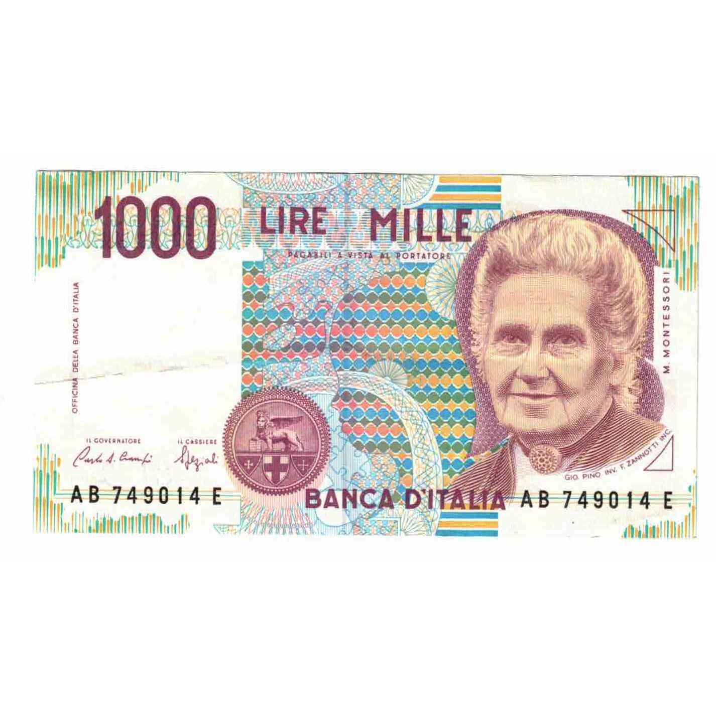 Billet, Italie, 1000 Lire, Undated (1991), KM:114a, SUP