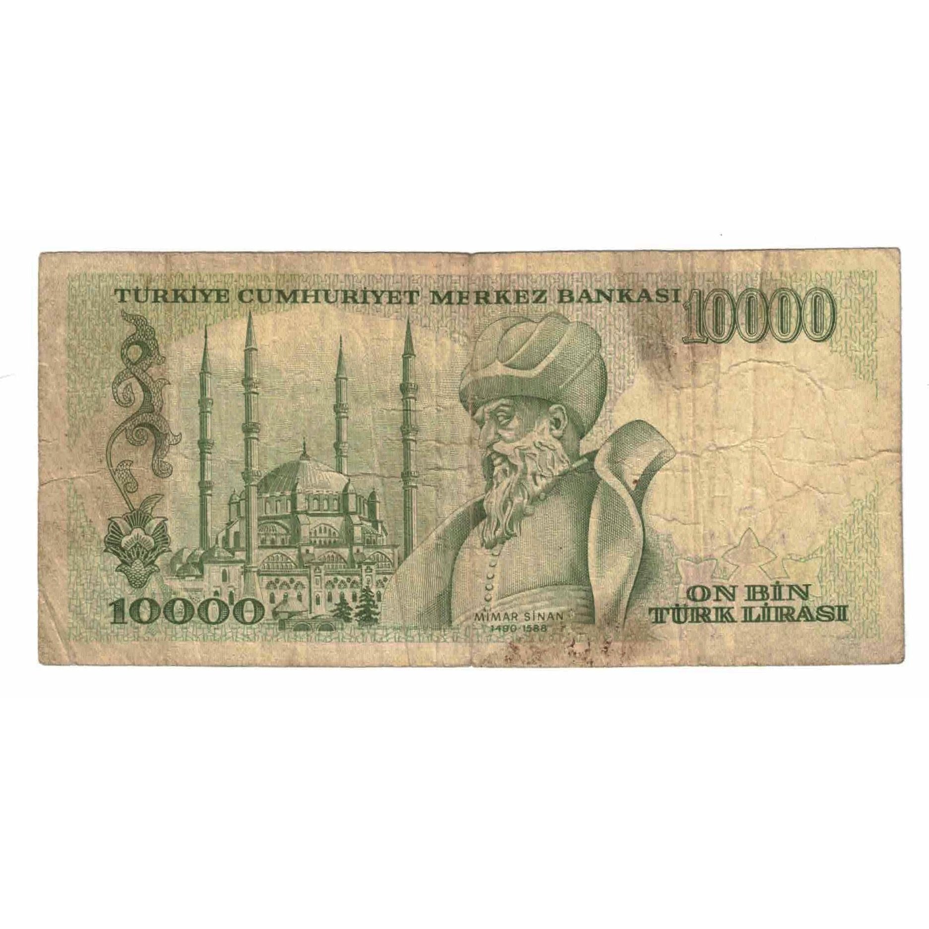 Geldschein, Türkei, 10,000 Lira, 1993-1994, KM:200, S