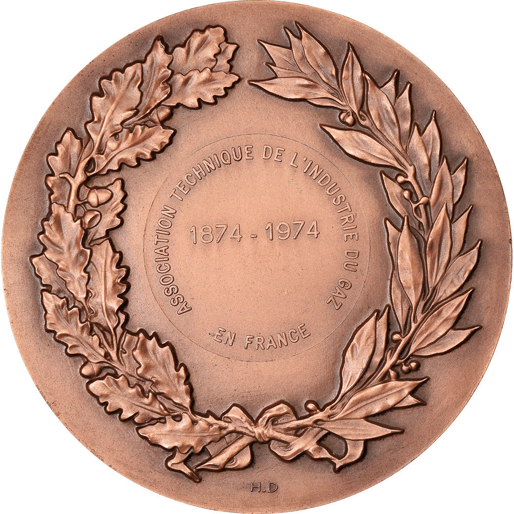 France, Médaille, Association Technique de l'Industrie du Gaz, Prométhée