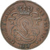 Coin, Belgium, Leopold II, Centime, 1907, AU(55-58), Copper, KM:34.1