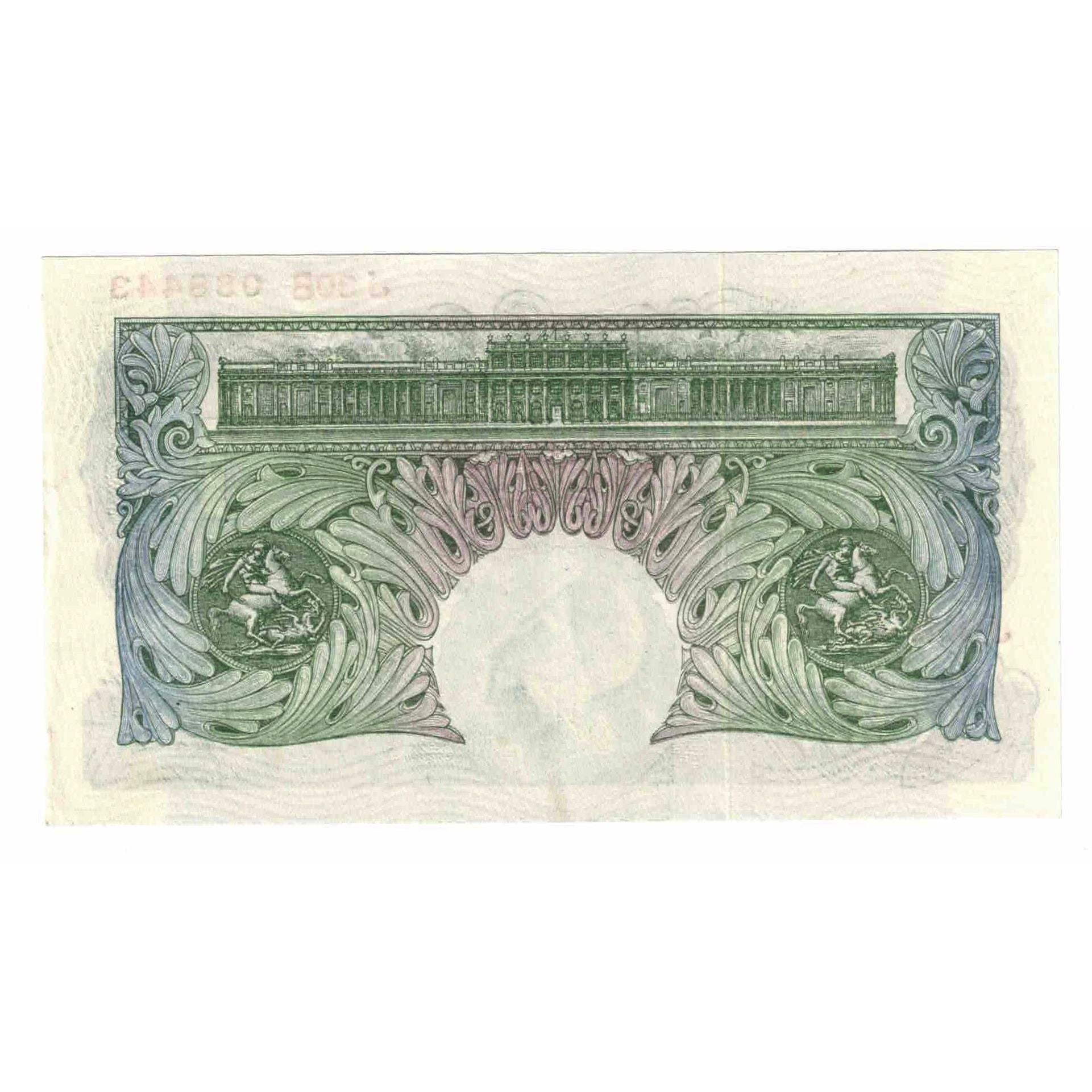 Banconote, Gran Bretagna, 1 Pound, 1949-1955, KM:369b, SPL-